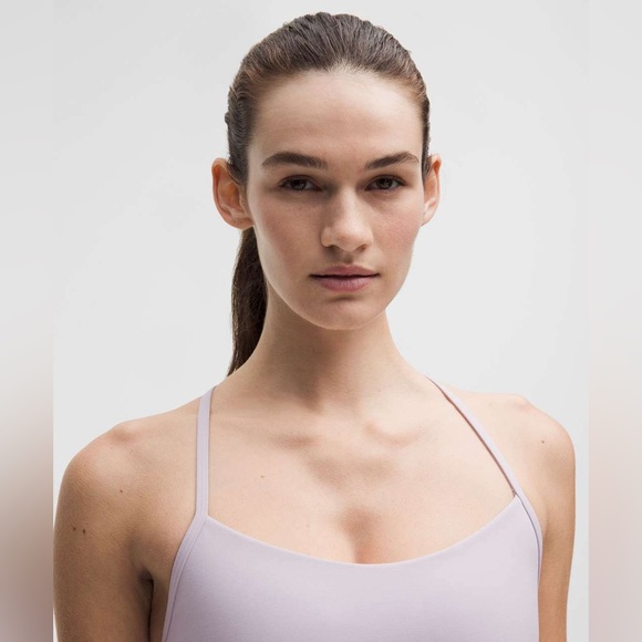Lululemon Flow Y Bra Nulu *Light Support, A–C Cups Faint Lavender - Picture 3 of 5
